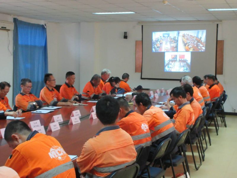 矿山Opening Ceremony at KBK Mine